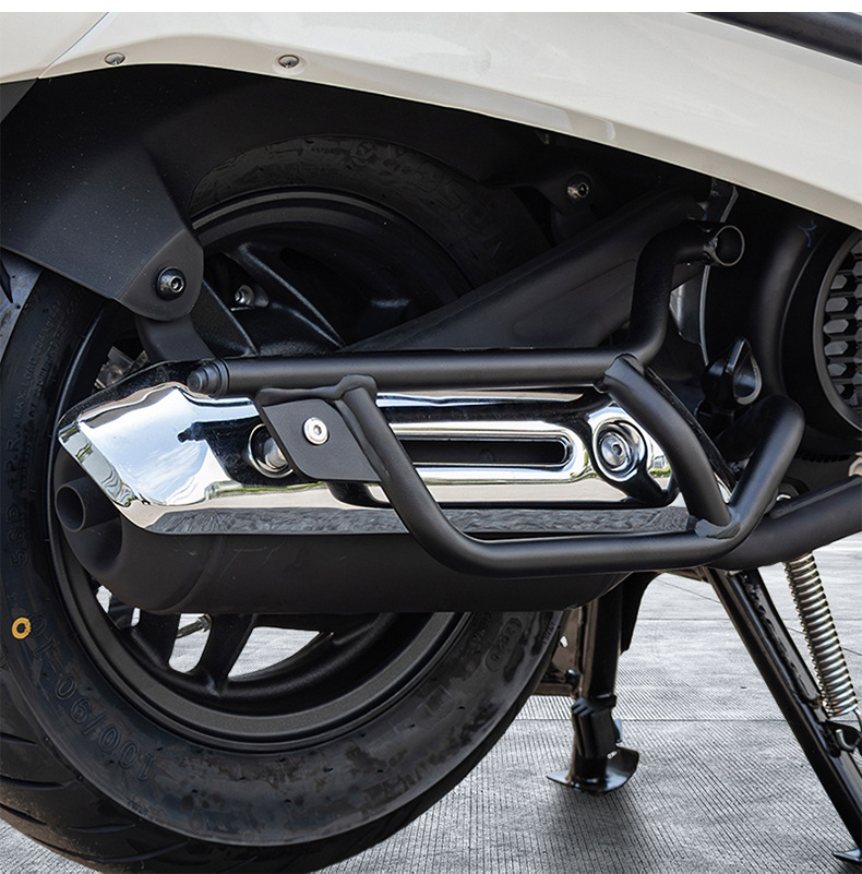 Suitable for 25 Models of New Continent Honda Ns125La Exhaust Bar Exhaust Cover Anti-Fall and Anti-Scalding Scooter Exhaust Guard