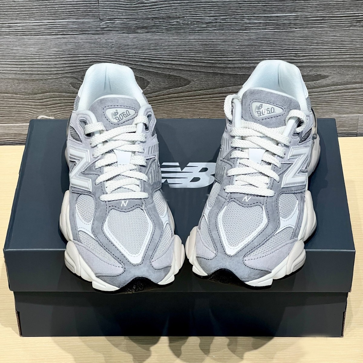 莆田純正NB9060小象蹄ユニセックスレトロカップルスポーツカジュアル高品質ランニングシューズ