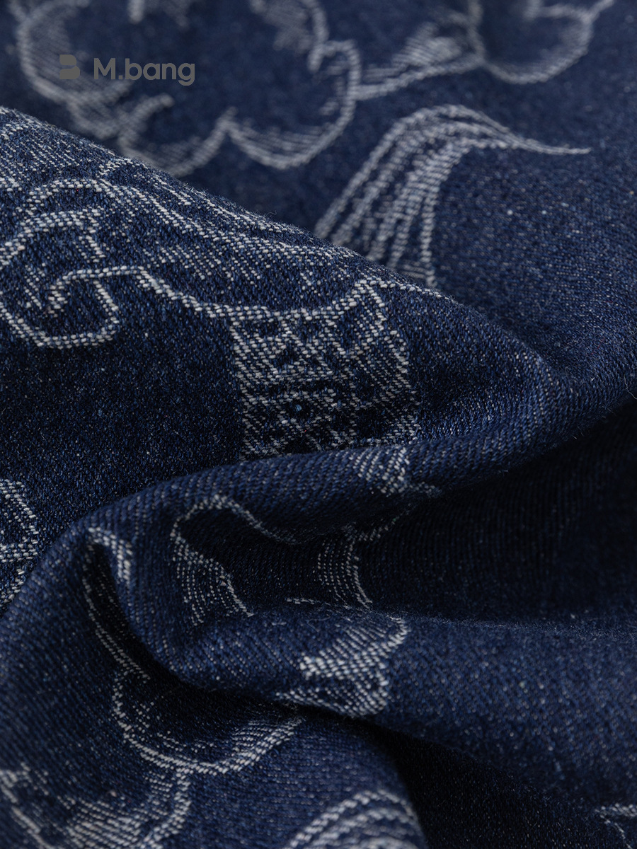 Youbao ropa para niños chaqueta para niños de estilo chino primavera para niños patrón de dragón chaqueta de mezclilla para niños chinos ropa para niños de Huzhou