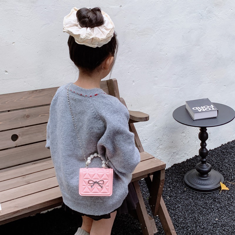 Bolsa de hombro de moda de diamond empujada para hombres y mujeres, mini lindos bolsos de cadena de bebé bolsos de comercio exterior bolsos para niños