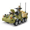 Armored car, helicopter, carriage, constructor, toy