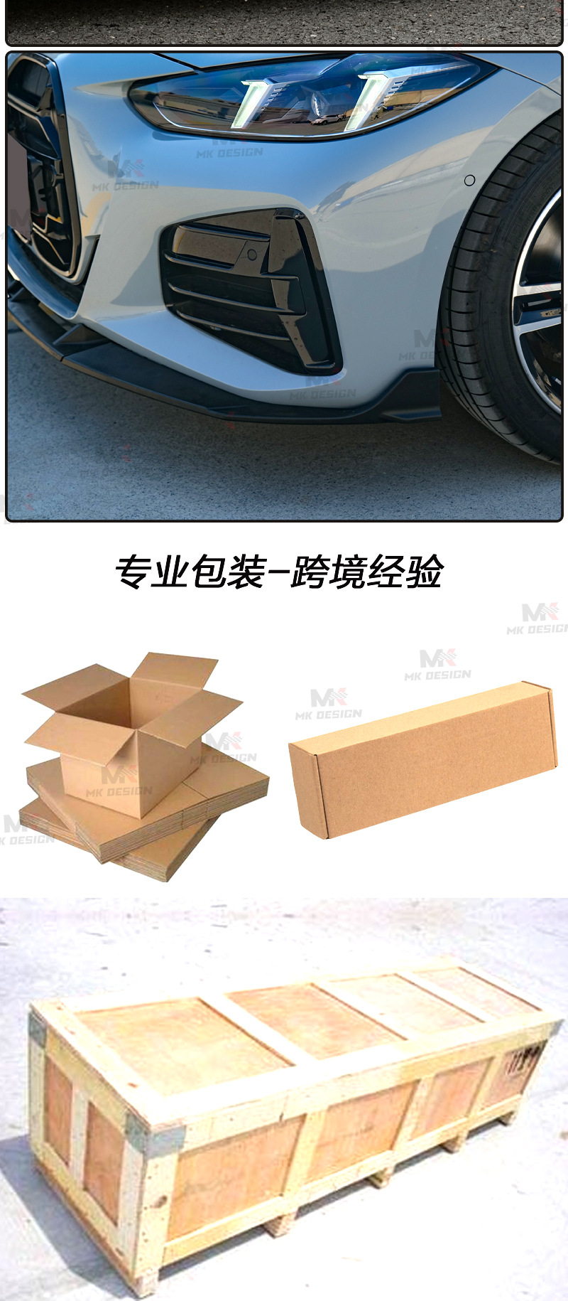 Suitable for Bmw 4 Series G22 Two-Door Abs Glossy Black Front Shovel Side Skirt Rear Lip Surround Front Lip Rear Wing