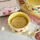 Original sausage puppy binaural instant noodle bowl with lid cartoon ceramic soup bowl student dormitory large capacity snail powder bowl