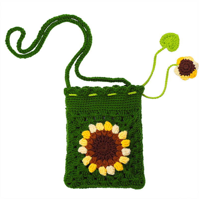 가을 향기로운 녹색 혼합 색상의 햇볕이 잘 드는 가방 - 영어 지침 및 영어 비디오 설명 포함