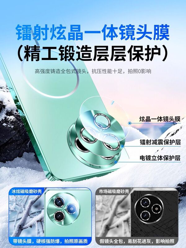 红米K80至尊版磁吸手机壳70pro镜头全包防摔超薄磨砂|undefined