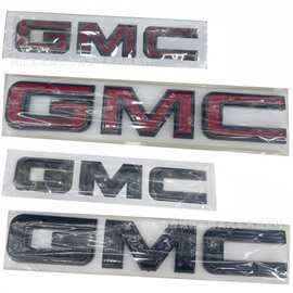 跨境适用21-24款吉姆西格栅GMC Yukon XL替换前后镀铬黑色徽章