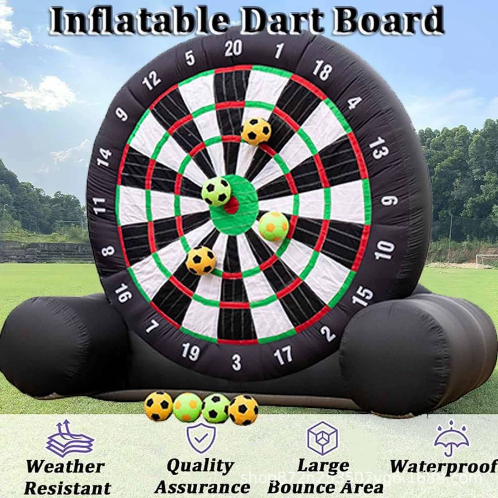 Надувная мишень для футбола, командная игра на открытом воздухе, тренировка по футболу, веселая игра, дистанционное управление, реквизит для трансграничных мероприятий