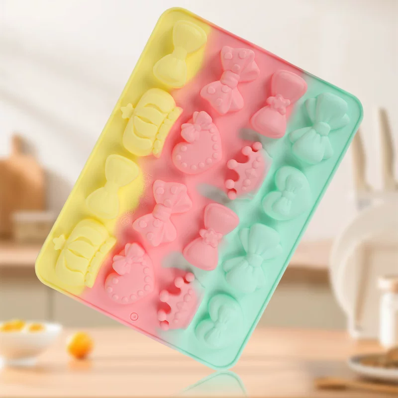 Красивый акриловый силиконовый mold с бантом