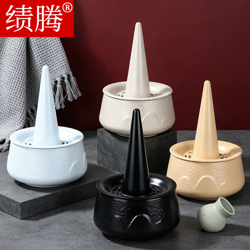 Melamine Wasabi Village Wagyu Plate Cone-Shaped Tower Christmas Tree-Shaped Volcano Tower Beef Barbecue Plate Creative Tableware