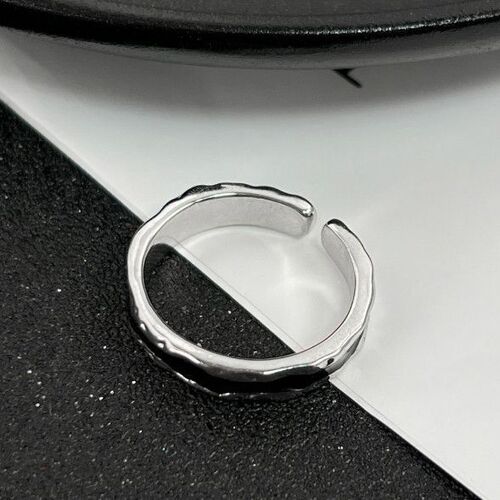 Dark ring cold style niche irregular design ring for men and women ins retro simple couple style