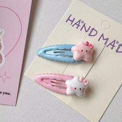 ins可愛小貓星星bb夾子少女心劉海學生髮飾日系萌妹卡通發卡頭飾