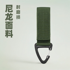 户外战术尼龙织带背包挂扣单点三角扣多功能登山扣D型挂环钥匙扣