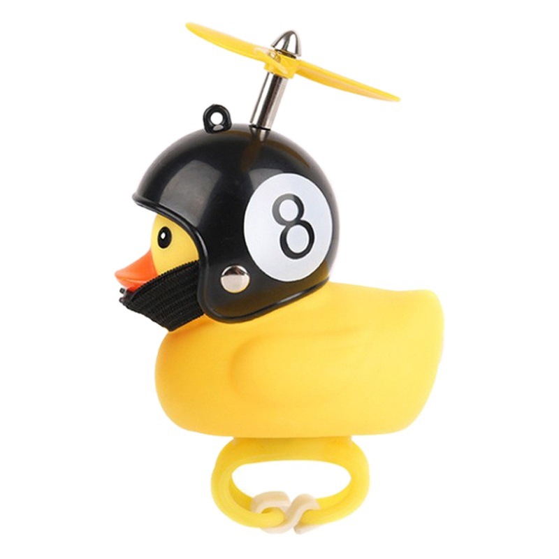 Broken Wind Duck Decoración de coche Adornos Red de coche con casco Tik Duck Little Yellow Duck Car Turbo Duck