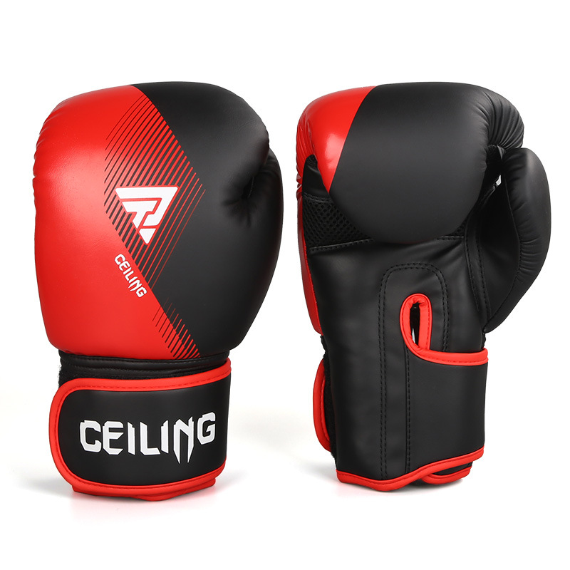 Guantes de boxeo de Ceiling Nuevos guantes de boxeo de lucha profesional para adultos Sanda Equipo de entrenamiento de lucha Guantes de fitness
