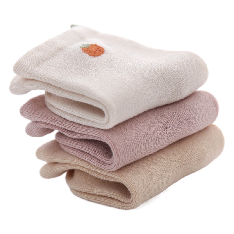 Calcetines de bebé recién nacido 2023 primavera nueva boca suelta sin hueso calcetines de bebé lindo dibujos animados niños y niñas calcetines de media pantorrilla