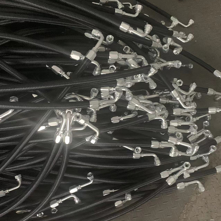 液压支架回油高压胶管 鑫泽 液压油管软管总成