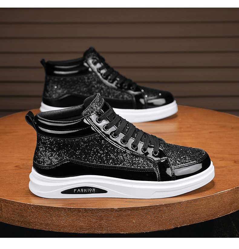 Pannello in pelle di grandi dimensioni con spessore aumentato, tendenza scarpe sportive da uomo all'aperto personalizzate e colorate_voghion.com