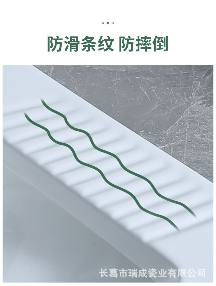 Complete set of squat toilet water tank, household squat basin toilet, bathroom ceramic squat toilet, guest bathroom, anti-odor toilet bowl, squat pit undefined