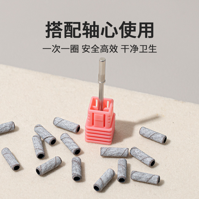 Mini anillo de arena para uñas