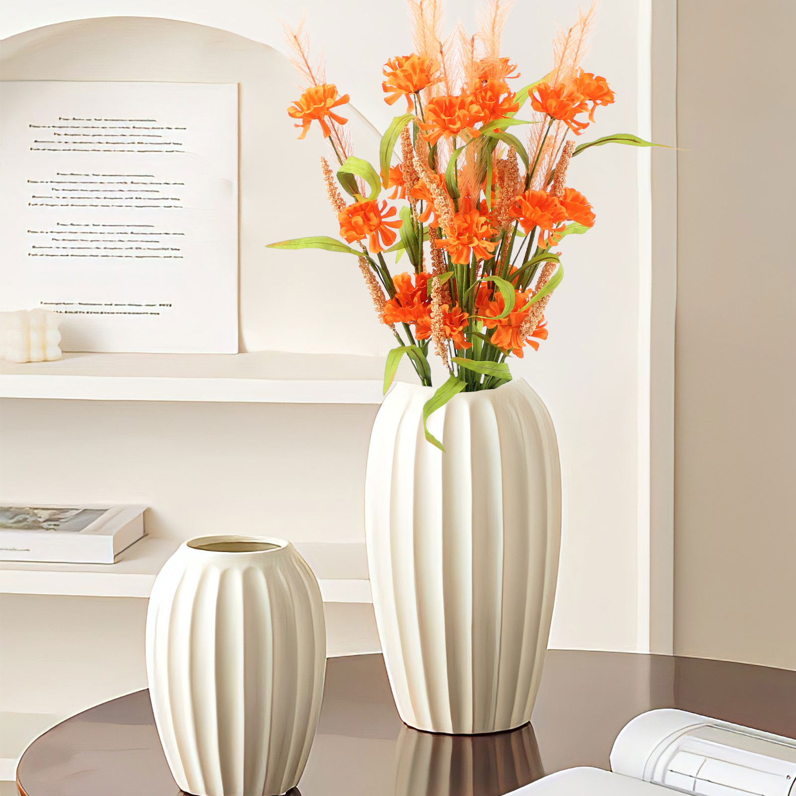 Año nuevo decoración de flores artificiales ramo de flores artificiales decoración del hogar DIY arreglo de flores rosa al por mayor ramo de flores artificiales