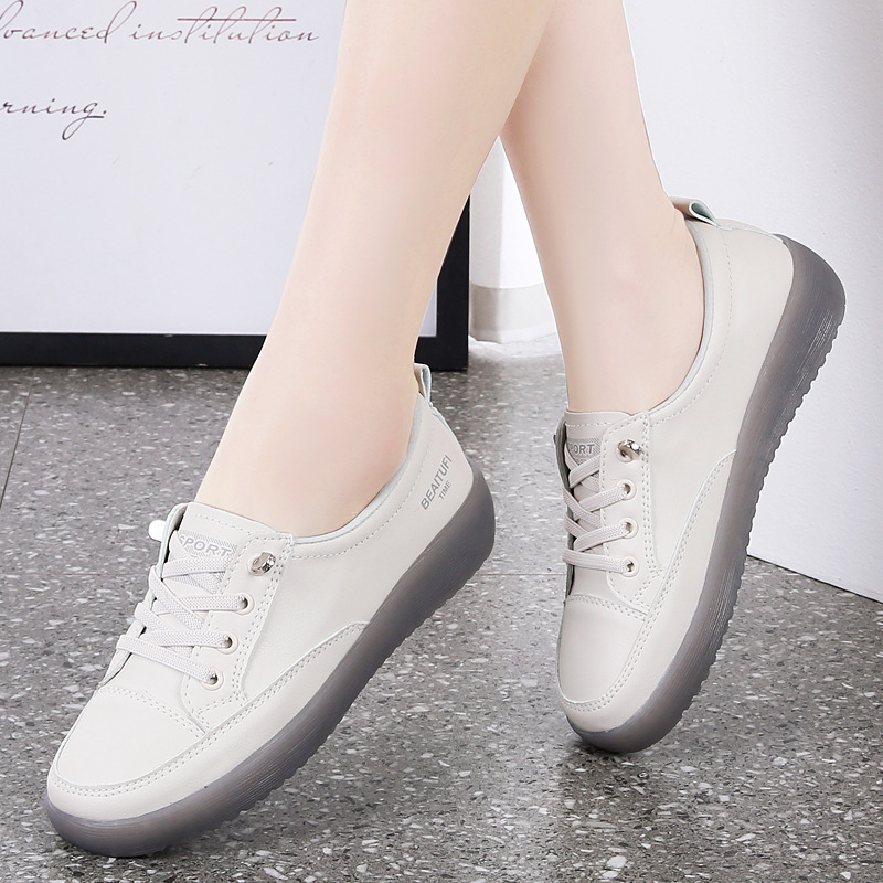 Brand white shoes for women 2024 spring new all-match soft bottom non-slip breathable canvas shoes tendon bottom deodorant single-layer shoes Brand white shoes for women 2024 spring new all-match soft bottom non-slip breathable canvas shoes tendon bottom deodorant single-layer shoes