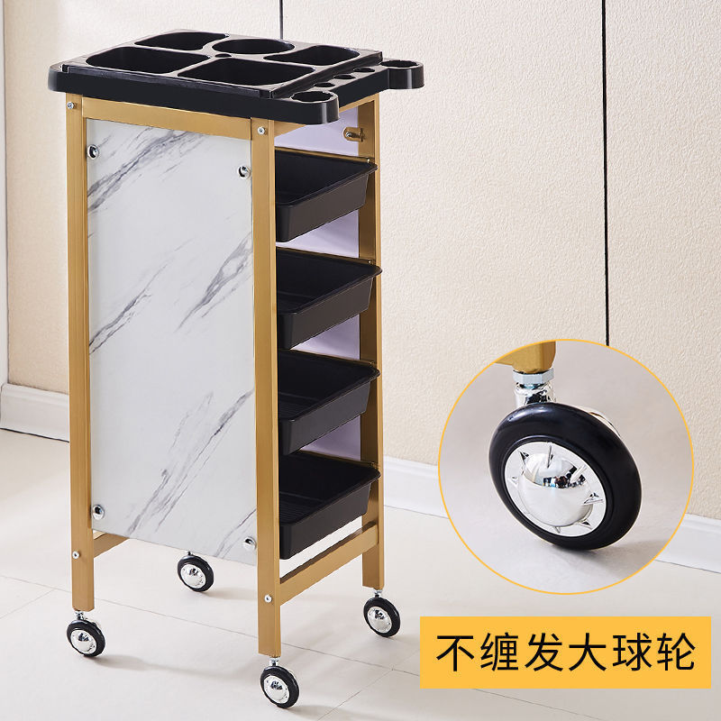 Carro de belleza, cochecito de peluquería, cochecito de peluquería, carro de herramientas, carro de barra de cinco capas, carro de peluquería, armario de herramientas de peluquería