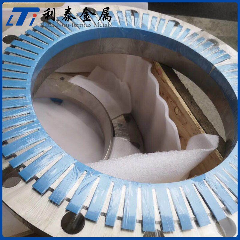 利泰金属供应TA1钛法兰钛饼 钛靶块钛锻件TA9/TA10钛法兰批量优惠