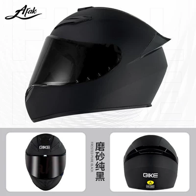 Motosiklet kaskı (dəbilqə) – Helmet - matte-black-m