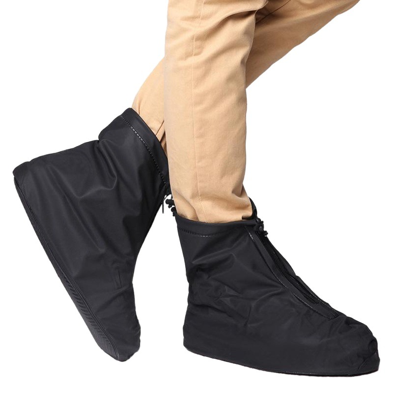 Cubierta de zapato de lluvia cubierta de zapato de hombre y mujer cubierta de zapato impermeable a prueba de lluvia antideslizante engrosada cubierta de zapato de lluvia para niños resistente al desgaste
