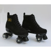 Leather flashing roller skates for adults