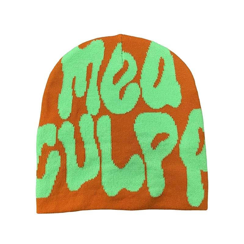 knitted winter beanie, woolen hip-hop style, unisex warm hat, multiple color patterns