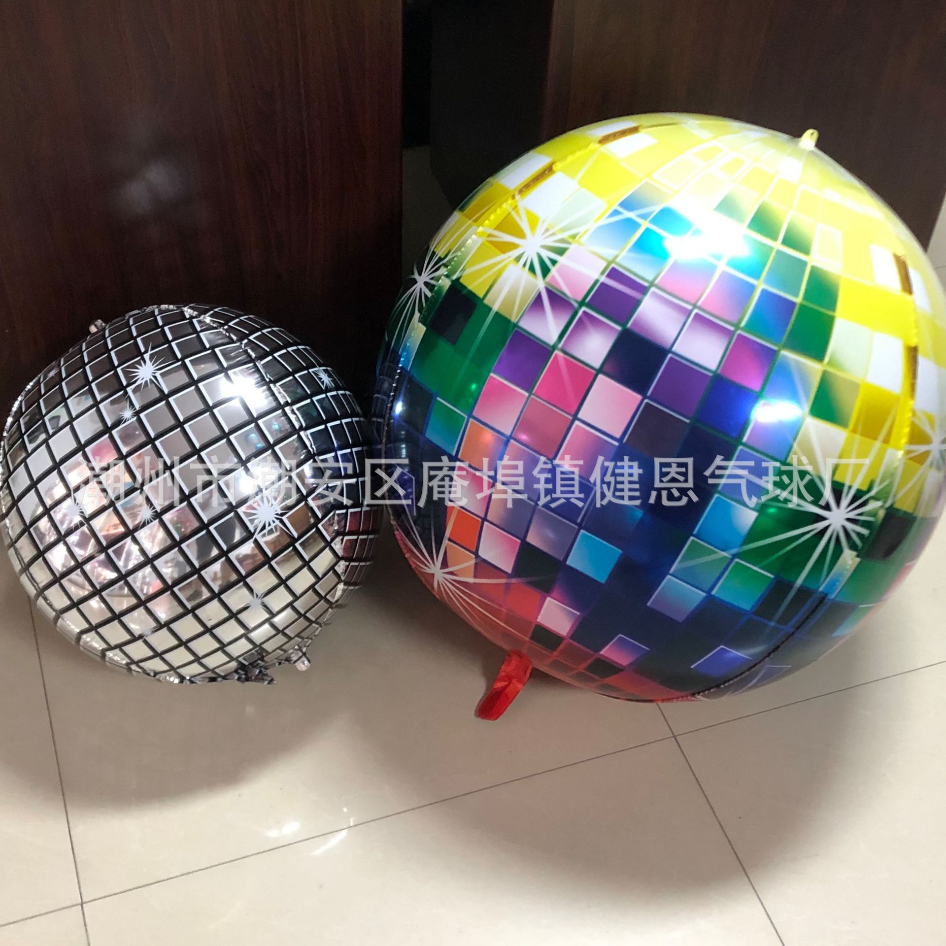 Transfronterizo exclusivo de 22 pulgadas película de aluminio láser 4D globo decoración del banquete de boda Año Nuevo Día de San Valentín bar KTV diseño