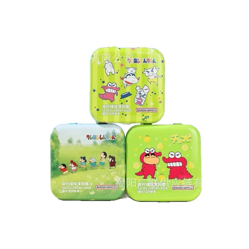 blink冰力克薄荷糖蜡笔小新口香糖口气清新糖果含片糖零食