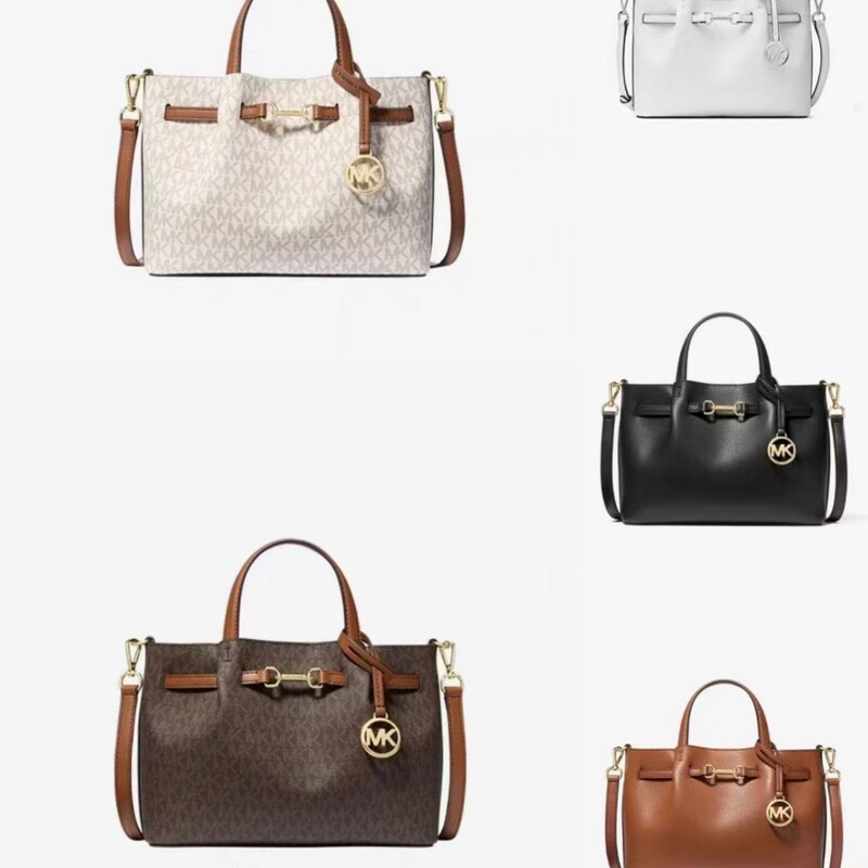 Mk Carson Women's Small Horsebit Handbag Crossbody Bag Fashionable Shoulder Armpit Bag Retro Tote Bag