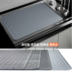 家庭用特大号シリコンかまど断熱マットキッチン専用シンプルな水切りマット電磁ストーブ保護マット卸売り