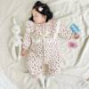 baby clothes Autumn and winter Cotton clip one-piece garment Lolita princess Lace cotton-padded clothes Climbing clothes newborn baby go out keep warm