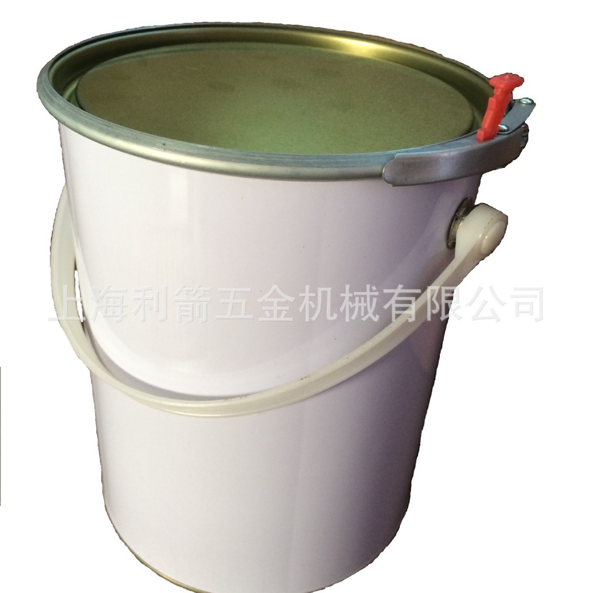 上海利箭 5L抱箍圆罐 5L卡箍化工罐 5L开口铁箍圆罐 铁罐厂家
