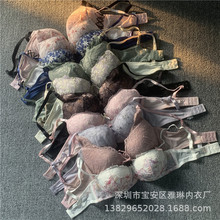 杂款日单钢圈文胸甜美刺绣花边性感少女内衣跨境库存批发Japanese