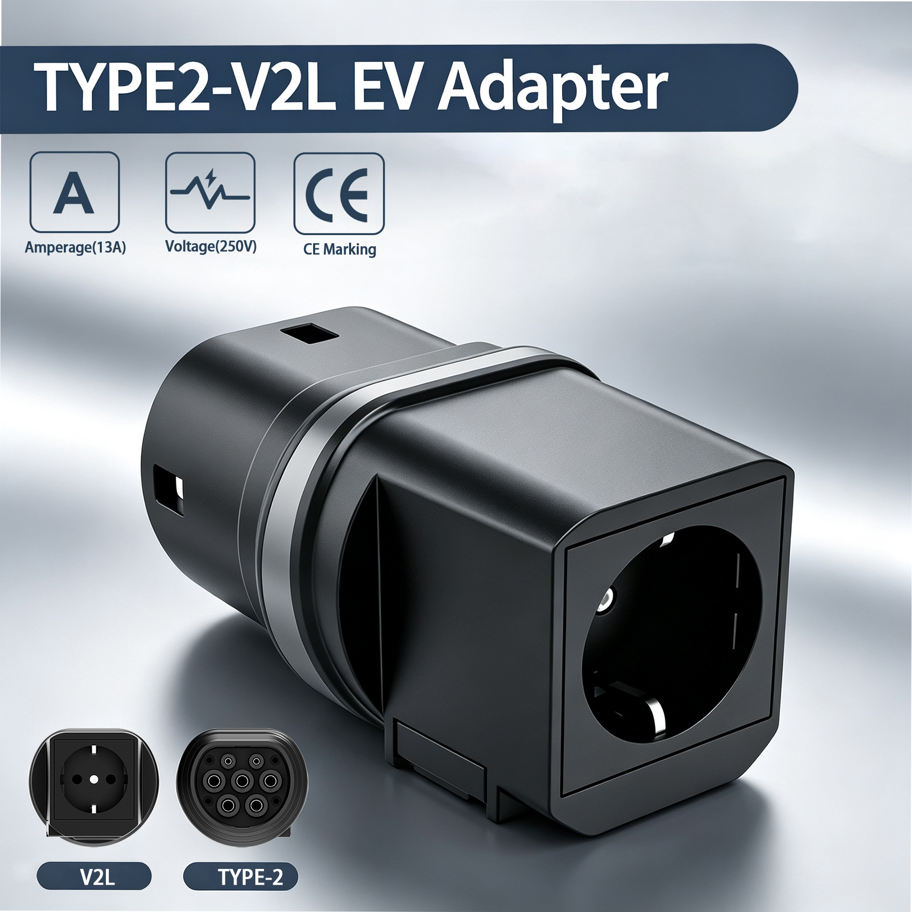 Xiaoju New Energy Vehicle Type2 to Gbt Charging Pile European Standard American Standard National Standard Conversion Head Tesla J1772