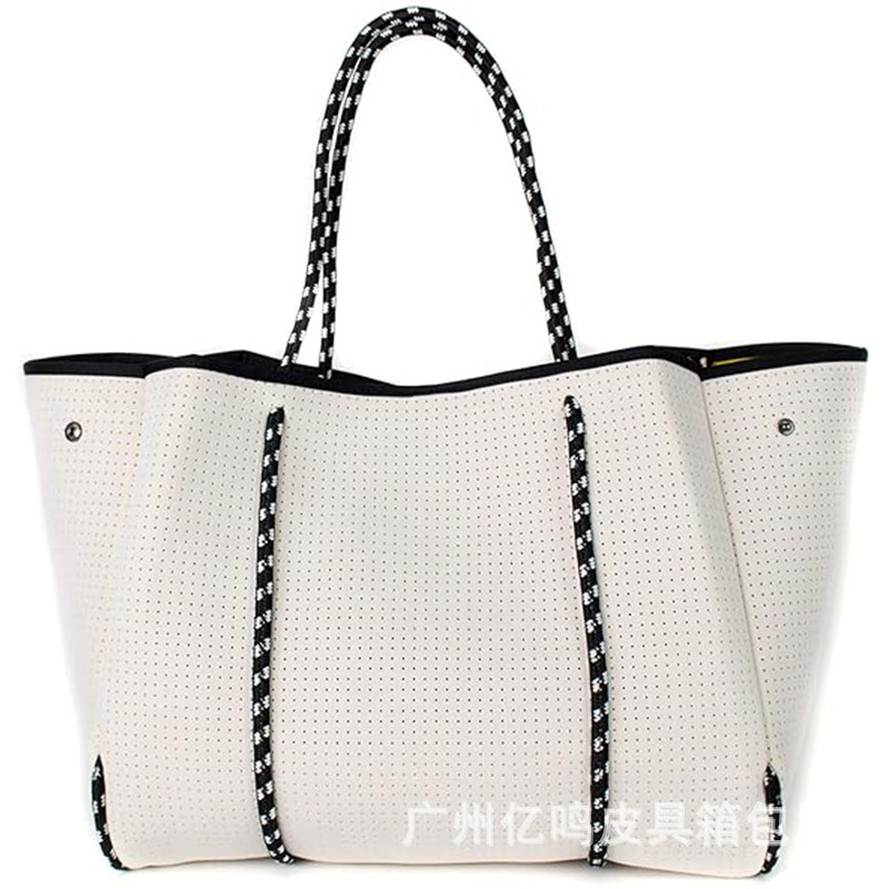 Large Neoprene Tote Bag, Lightweight and Waterproof, Women's Tote Bag, Beach Bag, Soft and Satchel, Cross-Border Hot Sale Large Neoprene Tote Bag, Lightweight and Waterproof, Women's Tote Bag, Beach Bag, Soft and Satchel, Cross-Border Hot Sale