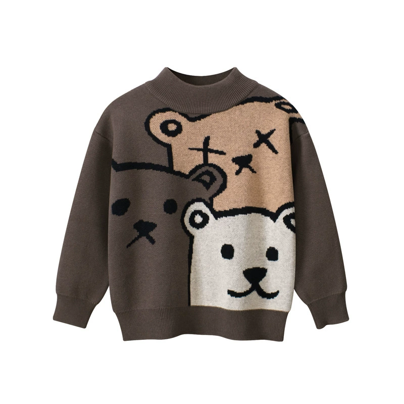 27kids Cross -border children's clothing Live Source Children's Sweatel Bear Kedswear Male Baby Clothing