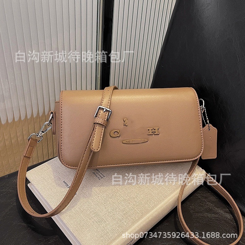 跨境新款外贸小方包纯色简约单肩斜挎通勤女包包bags时尚潮流bags|undefined
