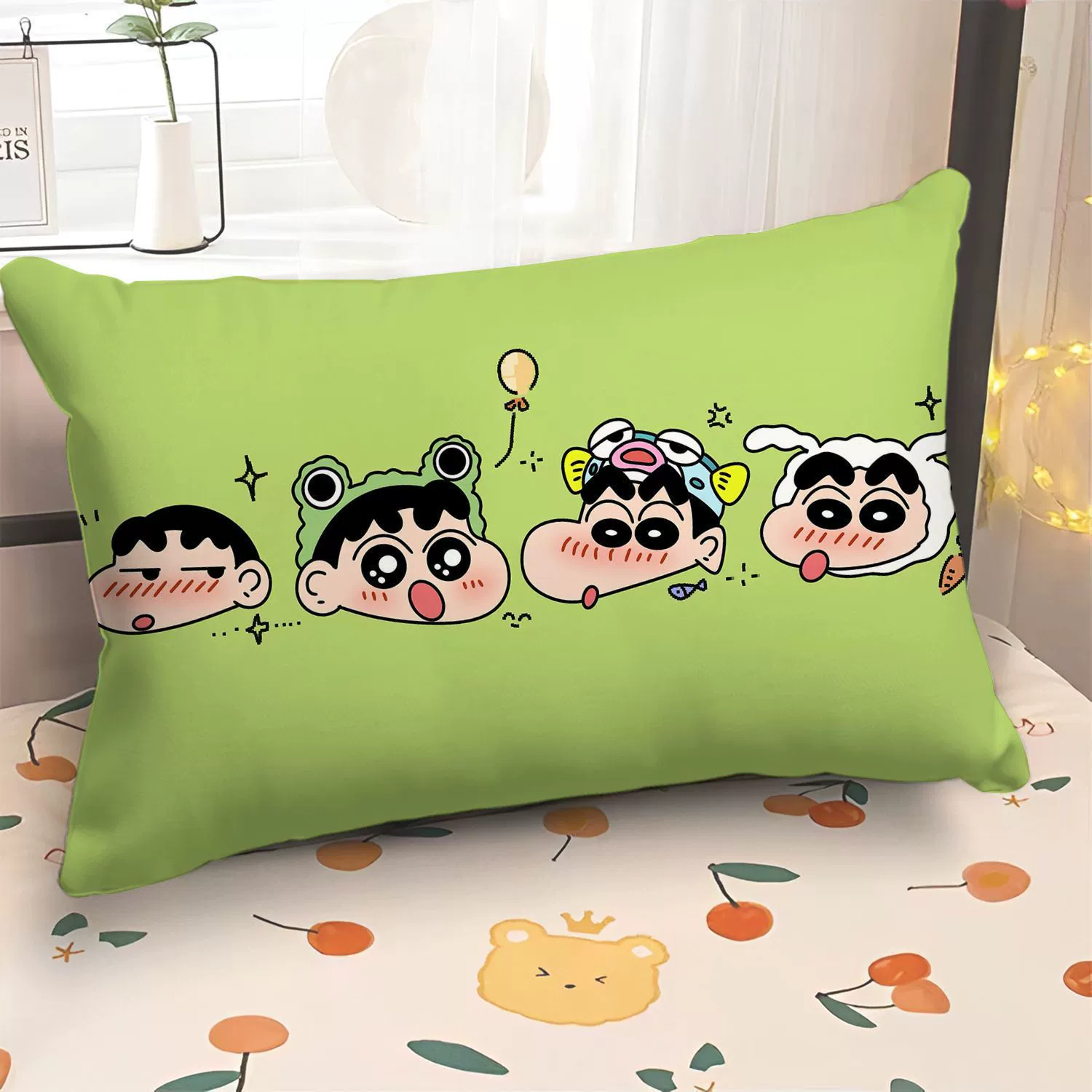 Crayons, rectangular cute pillow for bed
