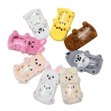 创意新款可爱流浪儿童毛绒公仔笔袋书桌文具收纳大容量铅笔袋礼物