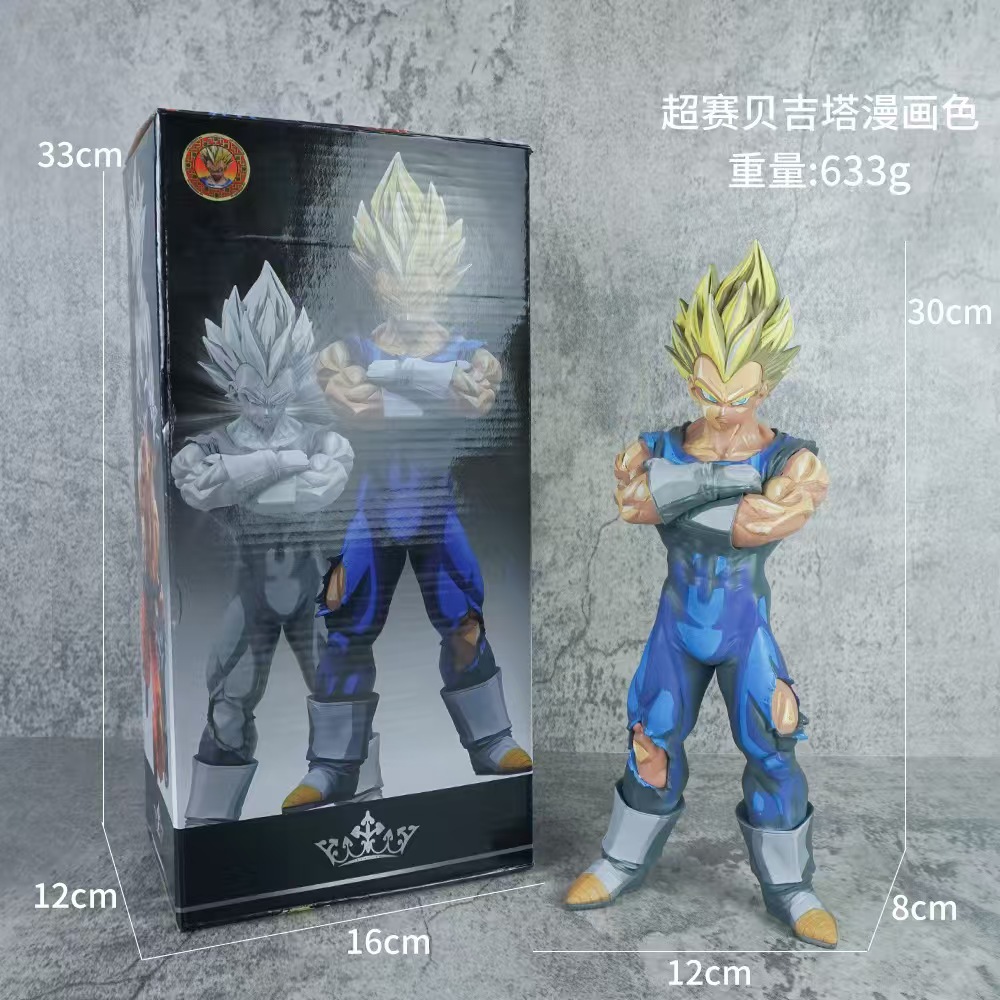 Dragon Ball Hand Super Saiyan Four Cara cómica grande Goku Vegeta Dragon Ball Z Model Adornos