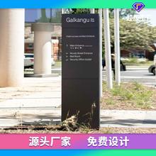 商业街区标识导视牌导览牌多功能指路牌吊牌灯箱指示牌商圈导向牌