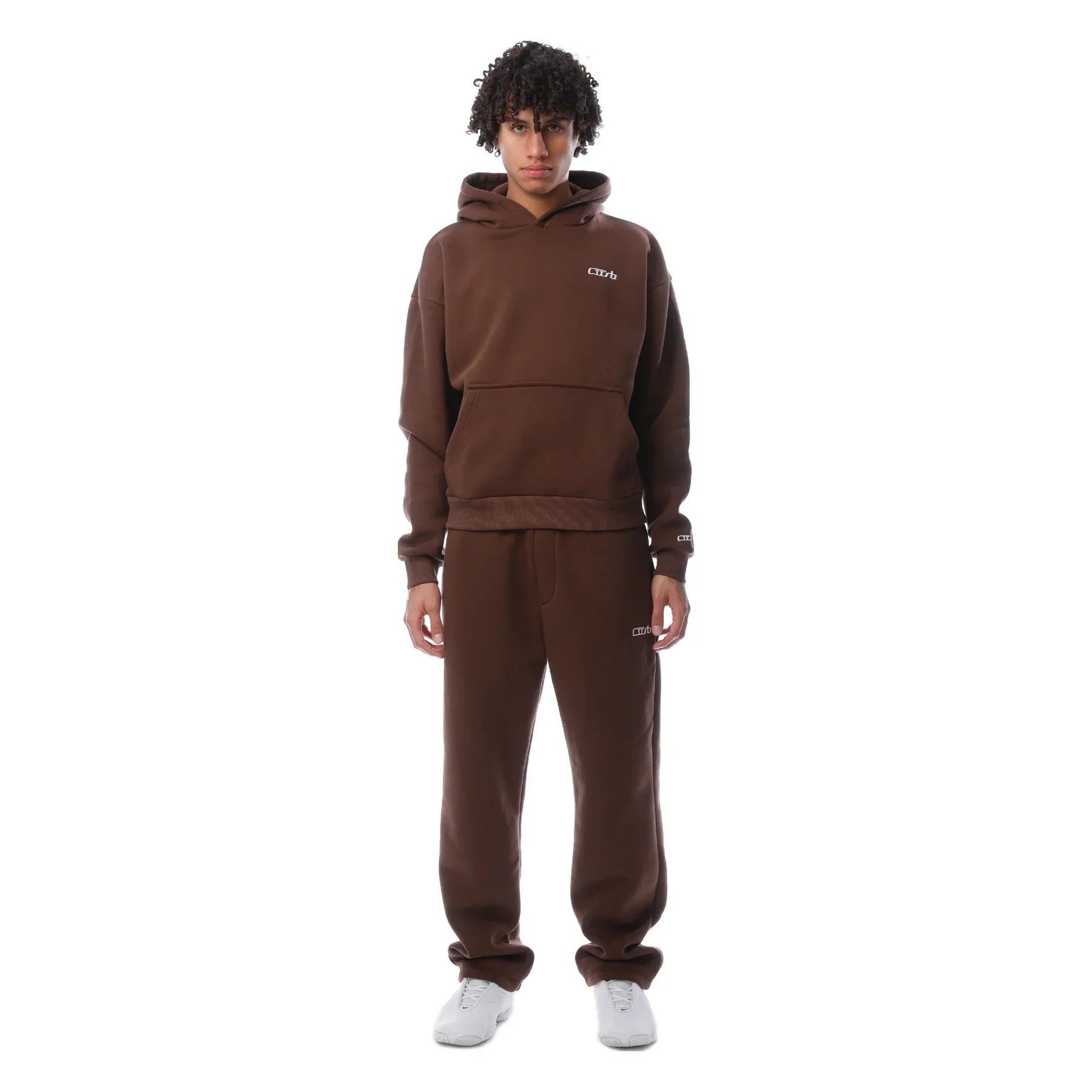 Women's Clothing Unisex Hip-Hop Streetwear Hoodie & Pants Set With Embroidered Lettering – Trendy Pullover Sweatshirt & Joggers Outfit For Men & Women_ecoleips.com