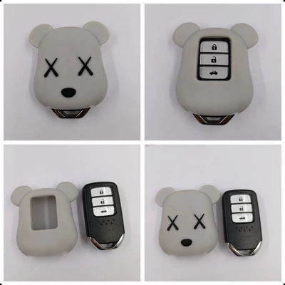 Car key bag car key cover for Honda - suitable-for-honda-violent-bear-gray-model-a-ring