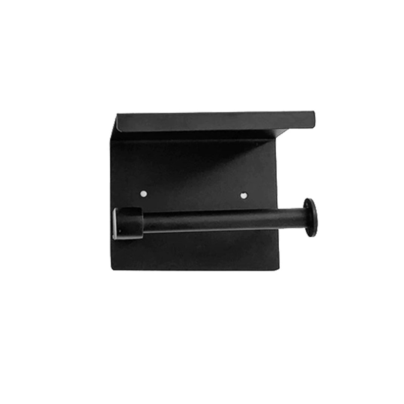 Rack de toallas de baño, estante de papel de doble propósito, estante de papel de doble propósito, estante de papel de acero inoxidable, estante de papel de baño, Qiao Sheng