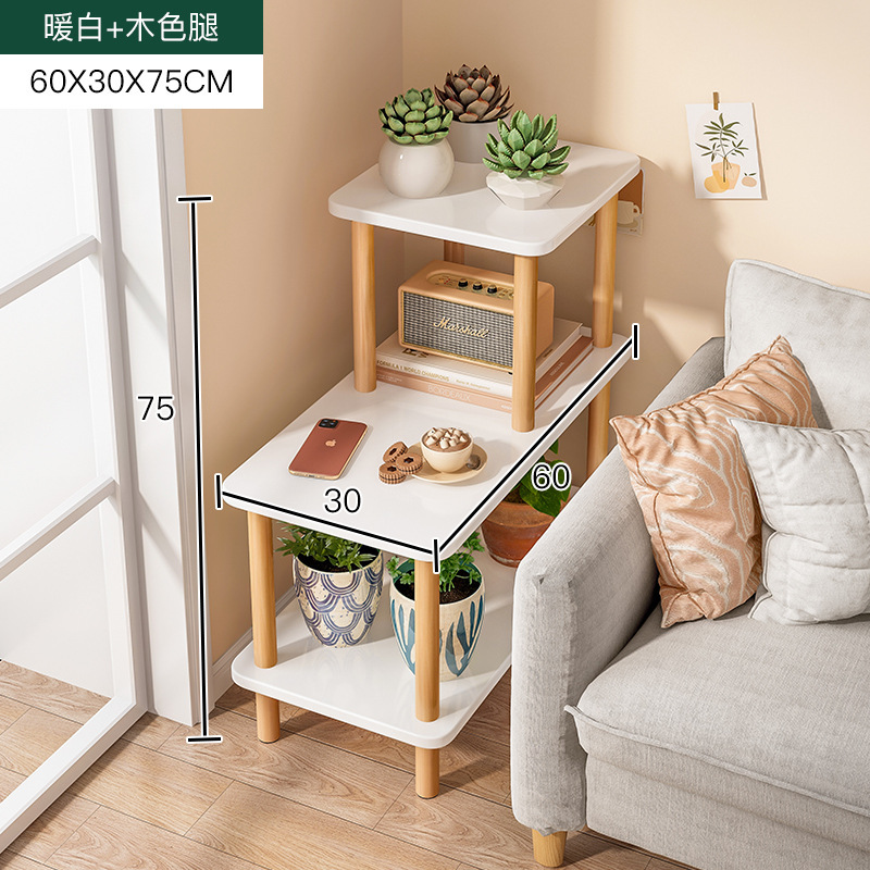 [업그레이드된 3층 모델] 60*30*75cm 웜화이트